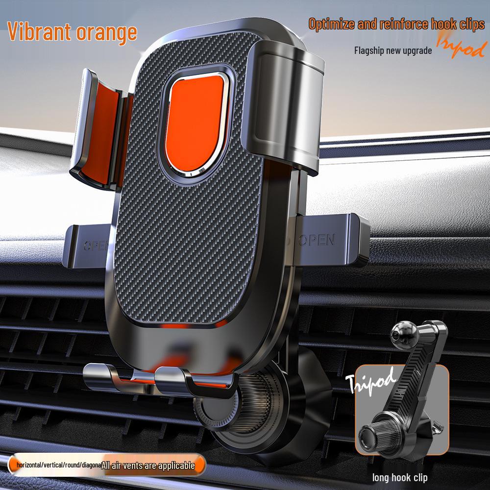 Universal Car Phone Holder: Air Vent Mount for Horizontal Screens