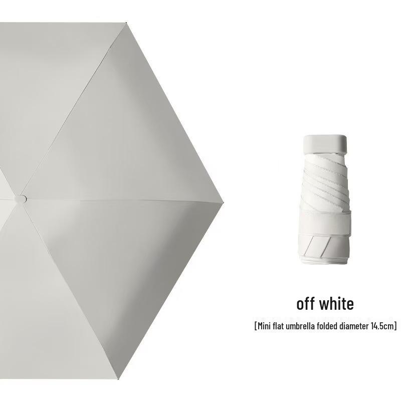 Spot Macaron 60% Rabatt: Sechs-Speichen Faltbarer Regenschirm - Anpassbares Geschenk für Sonne & Regen mit Logo-Option