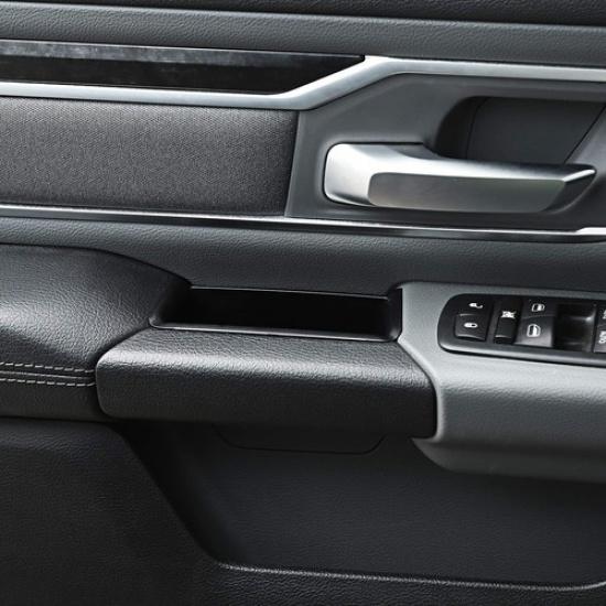 4pcs Door Side Armrest Storage Box Tray Organizer For Dodge RAM 1500 2018+