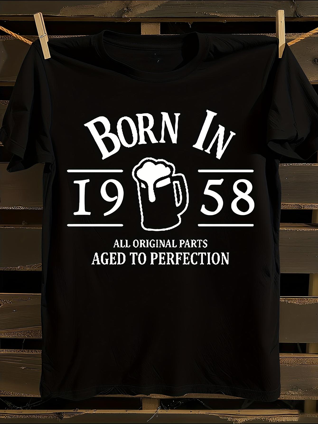 Vintage Tshirt Vintage 1958 Birthday Tshirt S