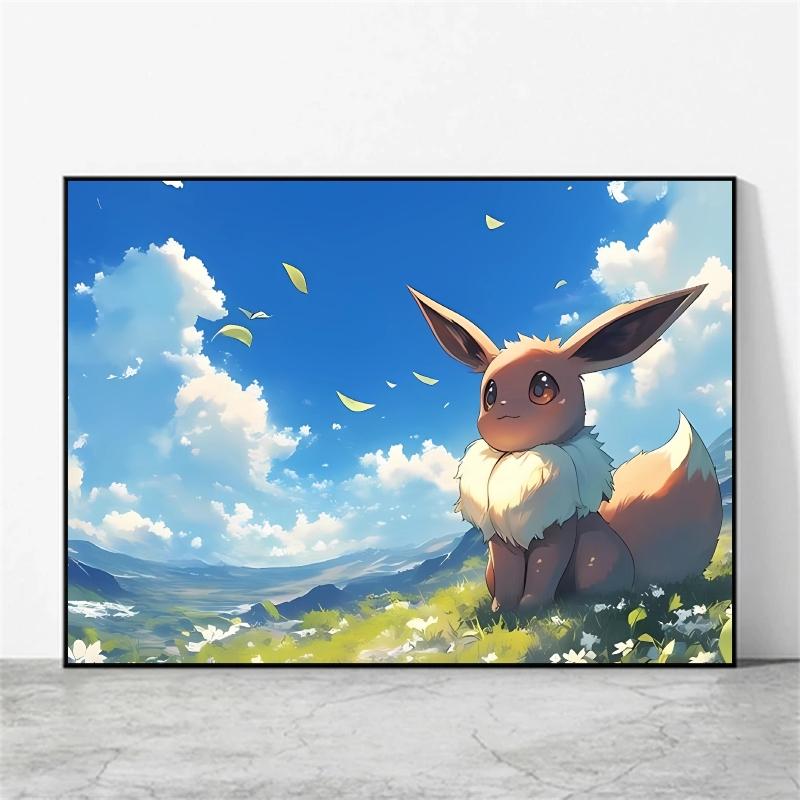 Posters and Prints  Canvas Paintings Pikachu Cute Wall Pictures Room Home Decorative Birthday Gifts Kids Action Figures