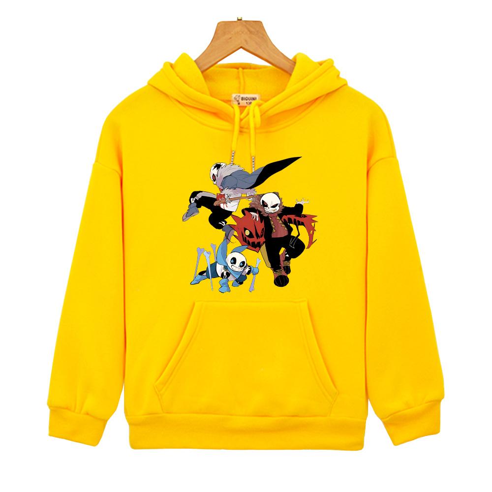 Undertale Sans Hoodies Casual Children Pullovers Long Sleeve Clothing Comfortable Fleece Pullovers Boys Girls Kids Sweatshirts