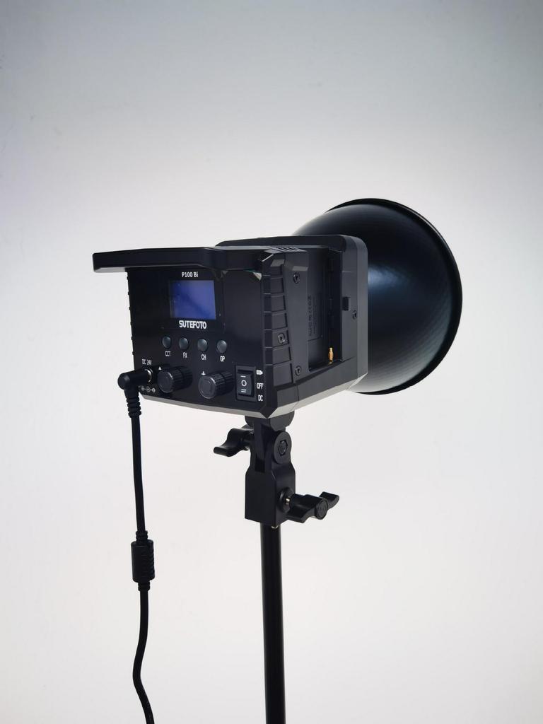 100W Bi-Color Temperature Fill Light for Mobile Streaming & Photography – P100Bi Soft COB Lighting