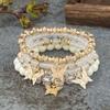 Multi-Layer Elastic Bracelet Fashion Wooden Bead