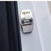 Cnzulk1 4PCS Car Door Lock Cover Protection Cover Dustproof Emblem Decals Decor For Kia Rio 2 3 4 5 X Line XLINE Auto Styling Accesorios
