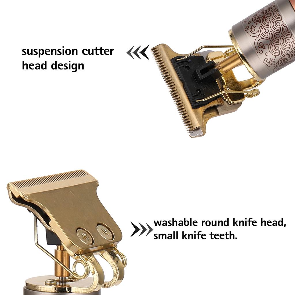 Hair Cutter Professional Hair Trimmer Men Rechargeable Electric Powerful Haircut Machine Carving Hair Tool