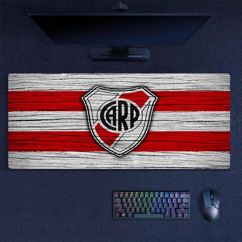 River Plate Mouse Pad, Large Gaming Desk Mat, Non-slip XXL Mousepad for Laptop & Tablet, Mini PC Playmat with Stitched Edges