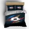 Soccer Ball with Streaks. Bedding Sets Duvet Cover Sets Duvet Covers Pillowcases(1 * Duvet Cover 2 * Pillowcases Without Duvet Insert)