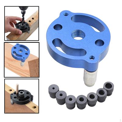 Hole Self Centering Kit 2/3/4/5/6/8/10mm 3-Hole Drill for Beech