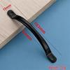 Curved Stainless Steel Handle for Cabinet, Drawer, or Door