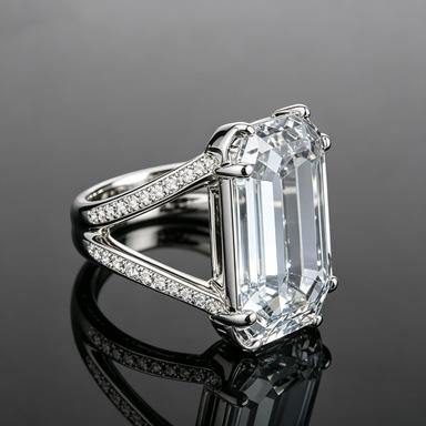 Fashion gold-plated zircon ring for women in Europe, America, light luxury zircon finger