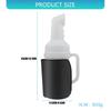 Spacious Golf Cart Sand Bottle with Handle for Easy Sand Dispensing Includes Shock Absorbent Base Mounting Hardware