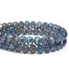 1 Strand Faceted Crystal Beads Ink Blue Glass Loose Beads For Jewelry Making DIY Crafts Bracelet Necklace Accessories 4/6/8mm