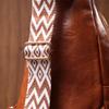 Stylish Women's Sling Bag Over the Shoulder Made of Eco-leather VINTAGE Bag 22751 Red