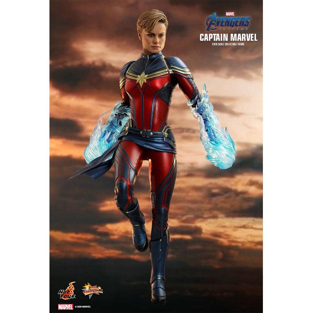 Hot Toys Movie Masterpiece Captain Marvel Scale Figure Blue Avengers/Endgame 1/6 MM#575
