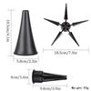 Clarinet Stand Portable Clarinet Stand Foldable 5-Leg Metal Stand Wind Instrument Accessories