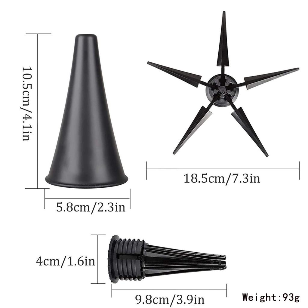 Clarinet Stand Portable Clarinet Stand Foldable 5-Leg Metal Stand Wind Instrument Accessories