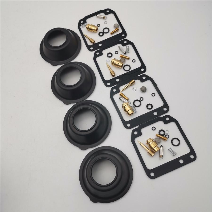 4 Set Carburetor Rebuild Kit w/ Diaphragm For Yamaha Maxim XJ550  XJ 550 1981-83