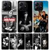 Johnny Hallyday Music Case Phone Cover for Xiaomi Redmi Note 14 13 12S 12 11S 11 11T 11E 10S 10 Pro Plus 5G Trend Fundas Note 14