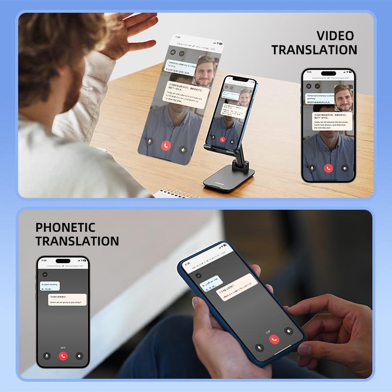 AI Translator In-ear Headphones Real Time Two-Way Translation Earphones 6 Sound Effects Wireless Bluetooth Headset Gamer Earbuds