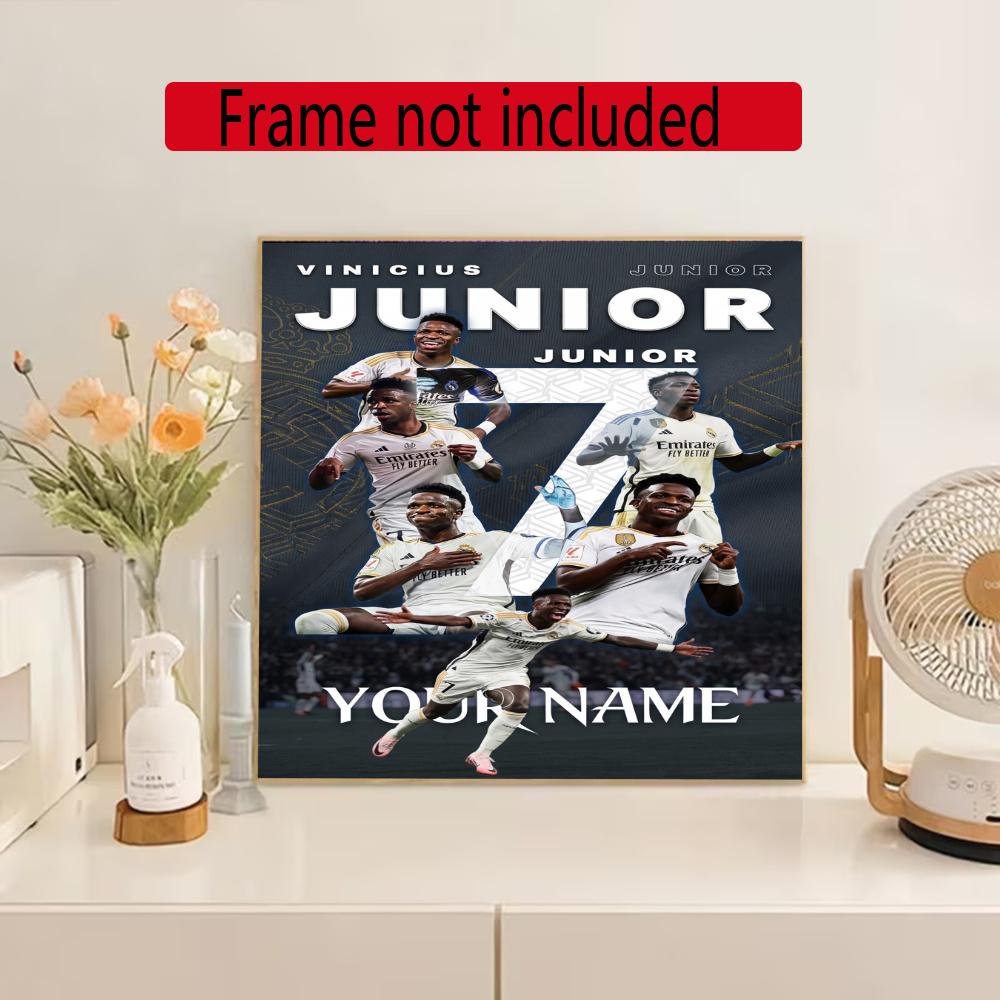 Vinicius Customize Your Name Diamond Painting Round Diamond Diy Frameless Holiday Artwork Suitable For Home Office Wall Decoration