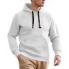 Men's Casual Solid-color Sweater, Knitted Small Checkered Sweatshirt, Stand-up Collar Patchwork Style Thickened Sweatshirt