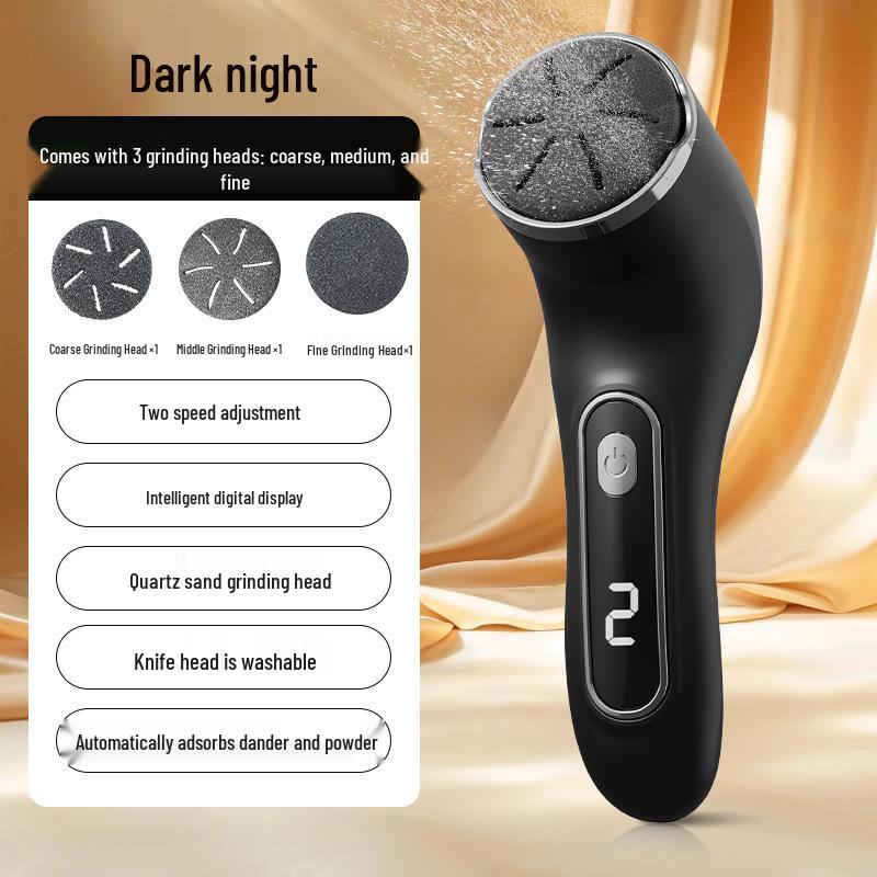 Wasserdichte elektrische Fußfeile & Hornhautentferner mit Staubsauger zur Pflege abgestorbener Haut