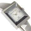 GUCCI G frame Watches YA128.5 White shellDial Stainless Steel Quartz Analog display Women Used