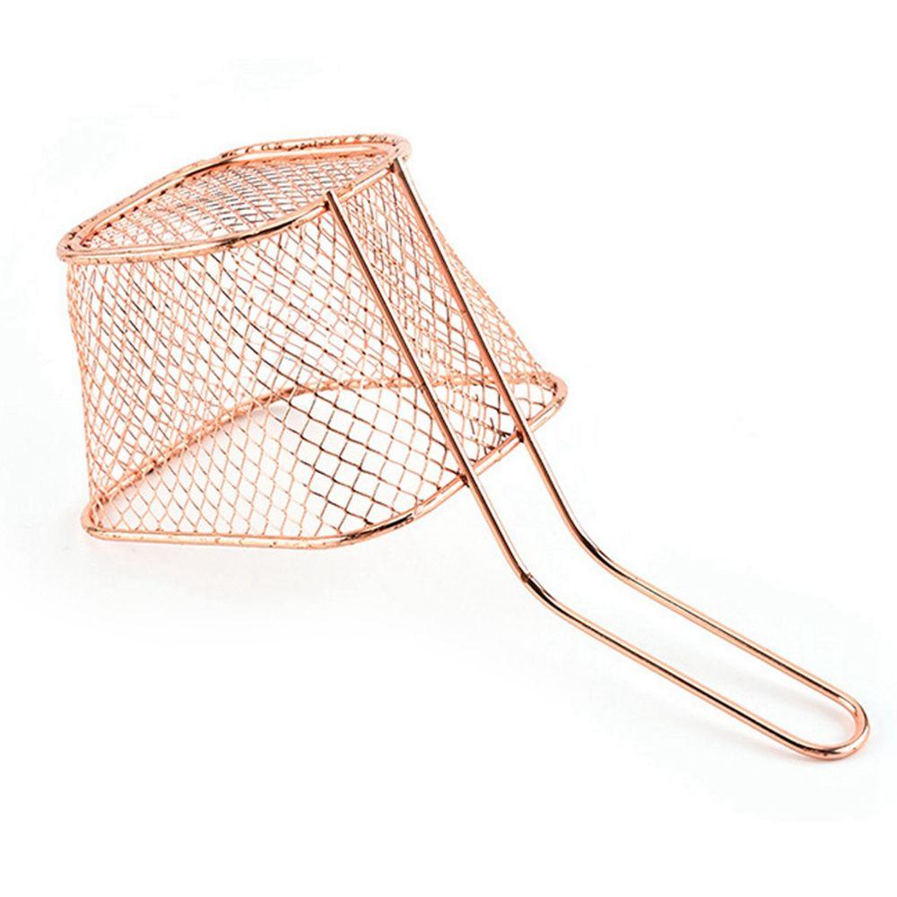 Food Filter Chef Fryer Frying Strainer French Fries  Basket Kitchen Cooking Gadgets Colander Tool