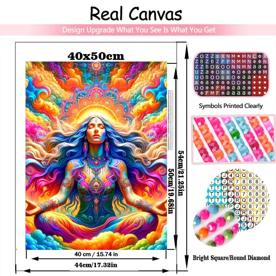 5D New Women's Art Flower Diamond Round Square Diamond Painting Gift Full Diamond Embroidery Mosaic Picture Home Decoration Art