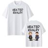 Rivalité Chauffée Cartoon Drôle Mème T-shirt Hommes Femmes Harajuku T-shirt Manches Courtes Ample Décontracté Coton Hip Hop T-shirts Cadeau pour Fan