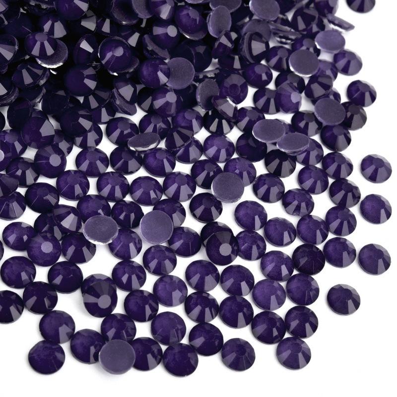 Nail Art Luminous Flat Bottom Diamond Glass Crystal Fluorescent Diamond Diy Rhinestone Nail Jewelry Accessories