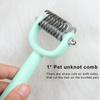 5ks/sada Sada multifunkčních hřebenů pro péči o zvířata s kleštičkami na nehty Hřebeny pro domácí mazlíčky Sada hřebenů pro psy a kočky