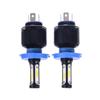 2Pcs 36W 12V/24V H4 8000LM White LED Headlight Kit COB Headlamp Light Bulb IP68
