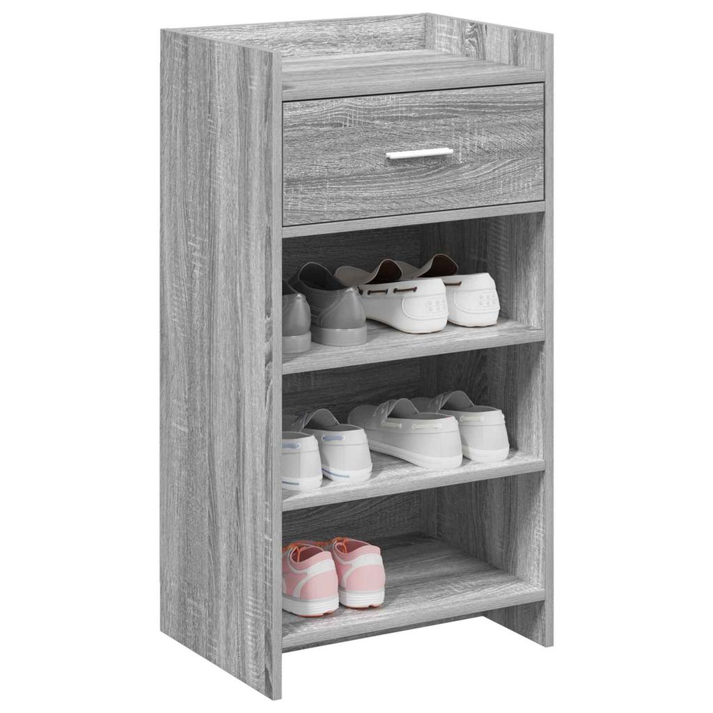 Shoe Cabinet Gray Sonoma 48 x 36 x 92 cm Particleboard