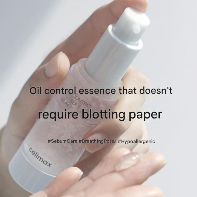 Celimax Oil Control Capsule Essence (30ml) ,+ Oil Control Light Sunscreen SPF50+ PA++++ (40ml)  (7 Options)