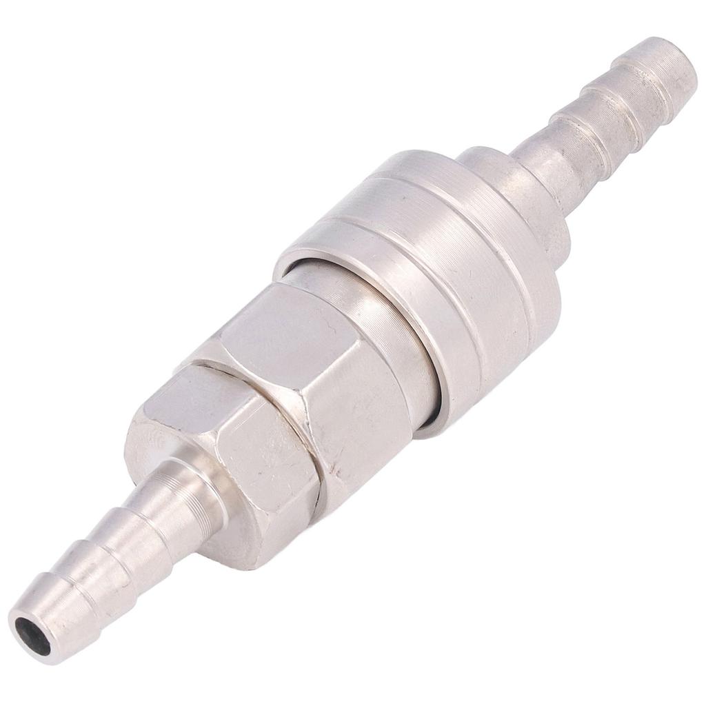 Air Coupler Nickel Plated Stainless Steel Self Locking Quick Connect Pneumatic Hose Fittings