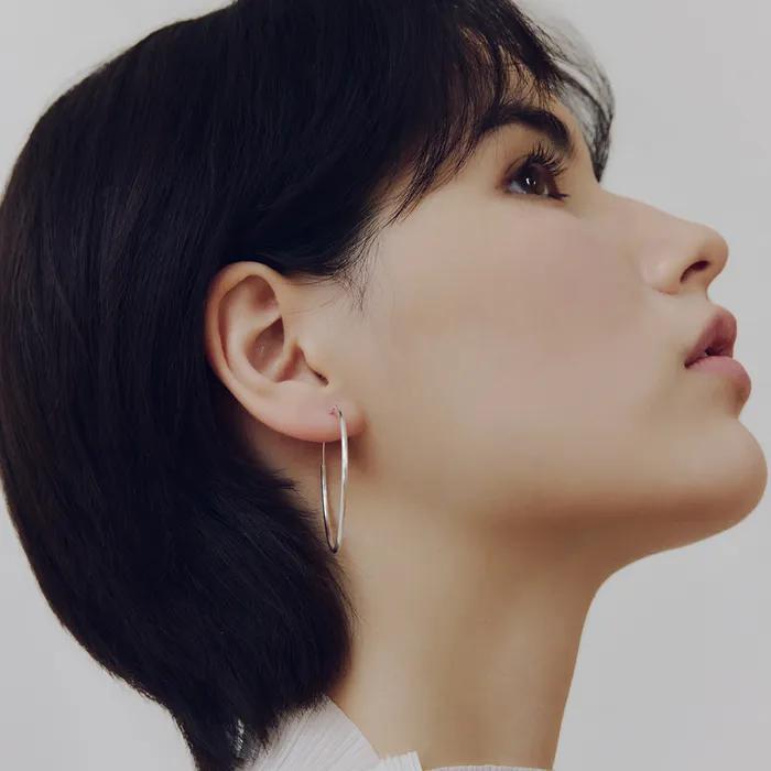 (silver 925) Nuo essential earring_L