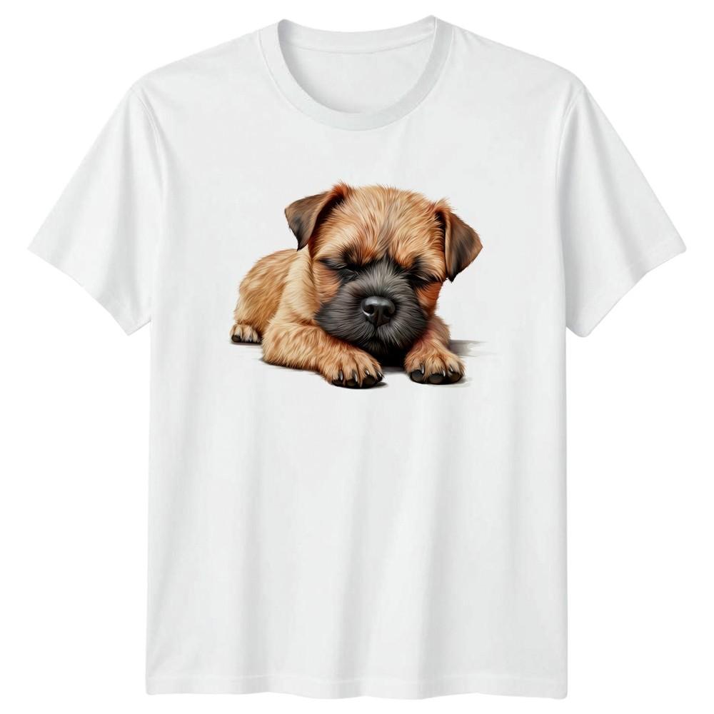 Sleeping Puppy Dog Animals Unisexs TShirt Unisexs Tee Graphic Unisex Top a