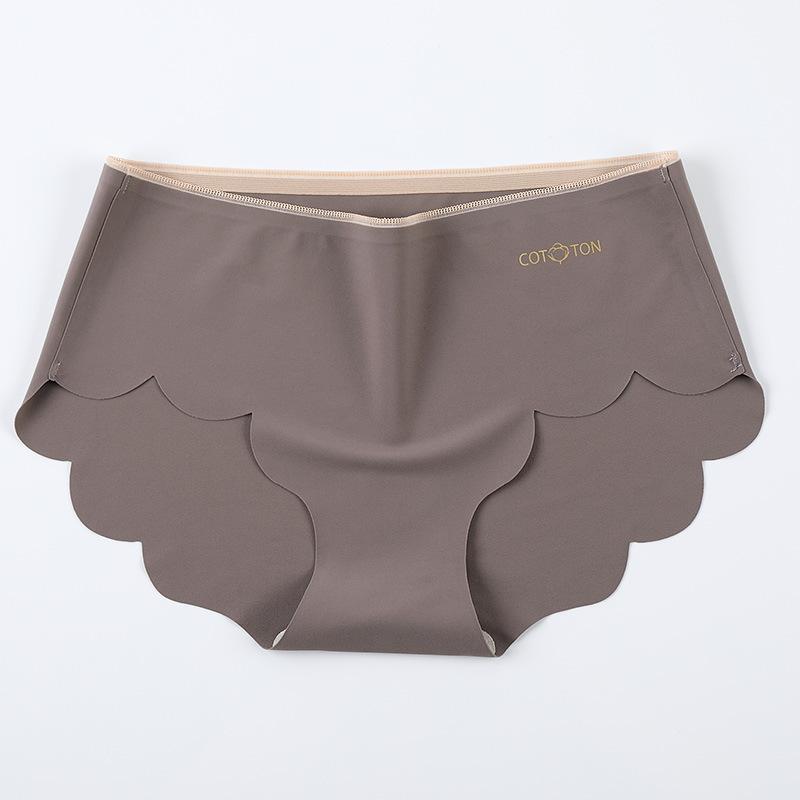 Neue hochwertige, einteilige, nahtlose, antibakterielle und atmungsaktive Unterwäsche aus Baumwolle und Seide für Damen mit mittlerer Taille