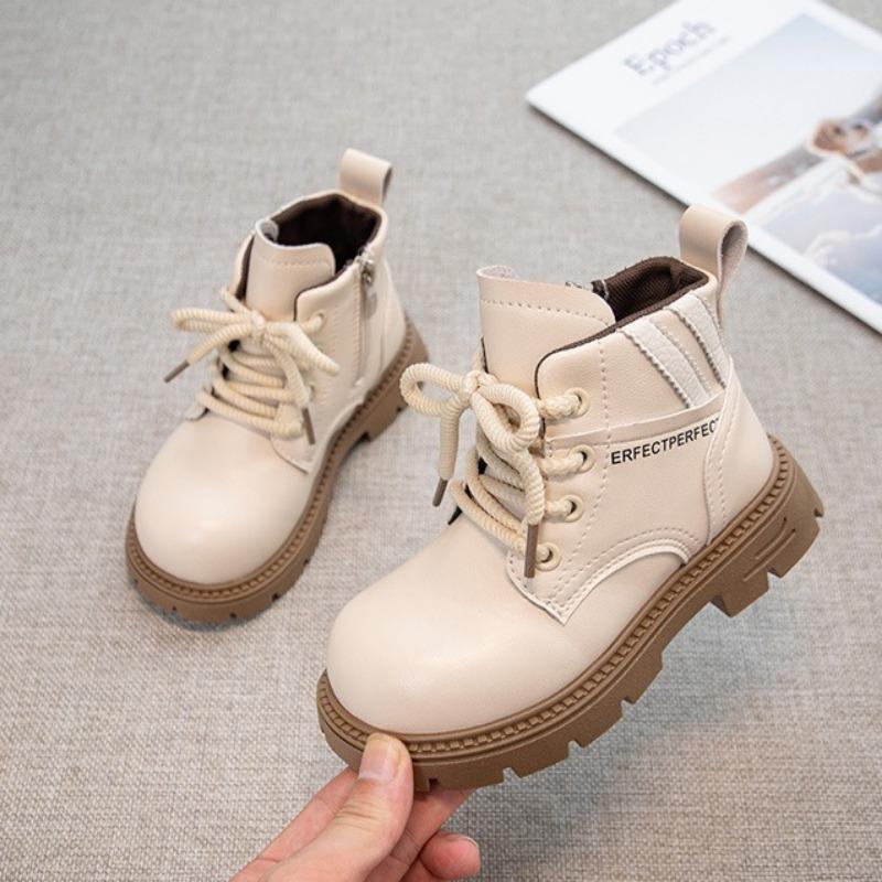 Girls' Warm Cotton Boots and Boys' Casual Boots Korean Style Short Boots