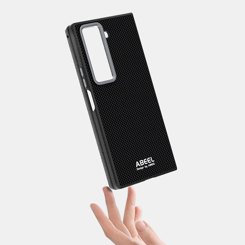 Luksusowe etui z włókna węglowego z magnetycznym zamknięciem typu flip, składane, na telefon Samsung Galaxy Z Fold 7 6, metalowa ochrona obiektywu, odporne na wstrząsy