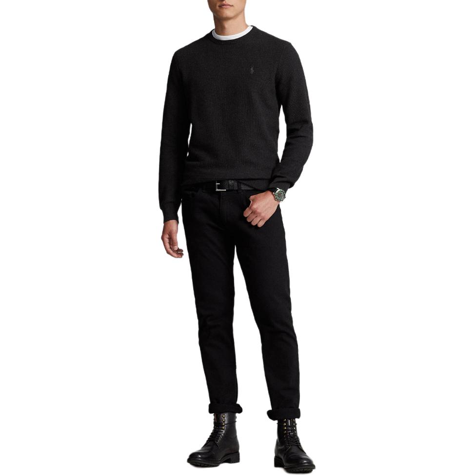 Polo Ralph Lauren FW24 Knitwear Standard Men's Charcoal Gray 710918163-005