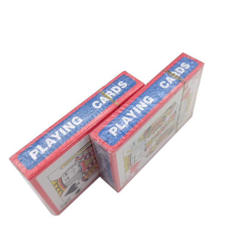 Red & Blue K-Card Paper Playing Cards for Poker, Chess, Table Games & Advertising