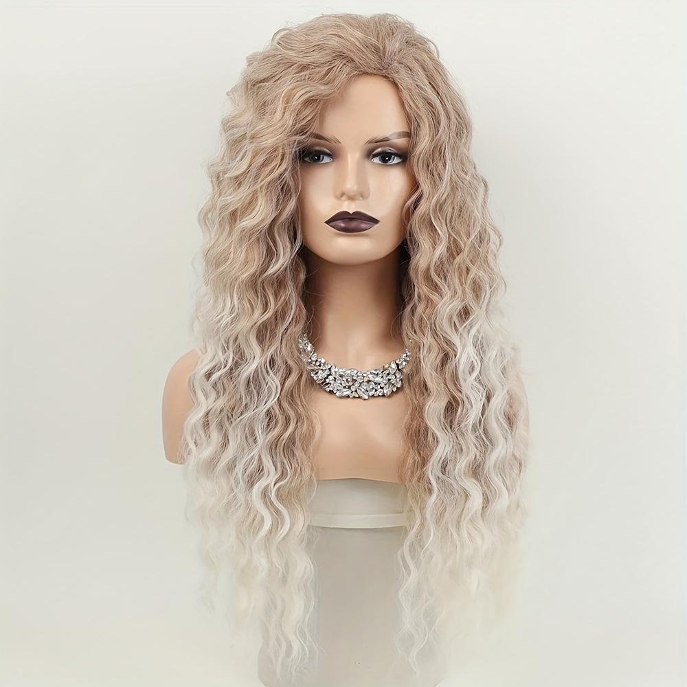 

Женский пушистый парик с длинными глубокими волнами и кудрями