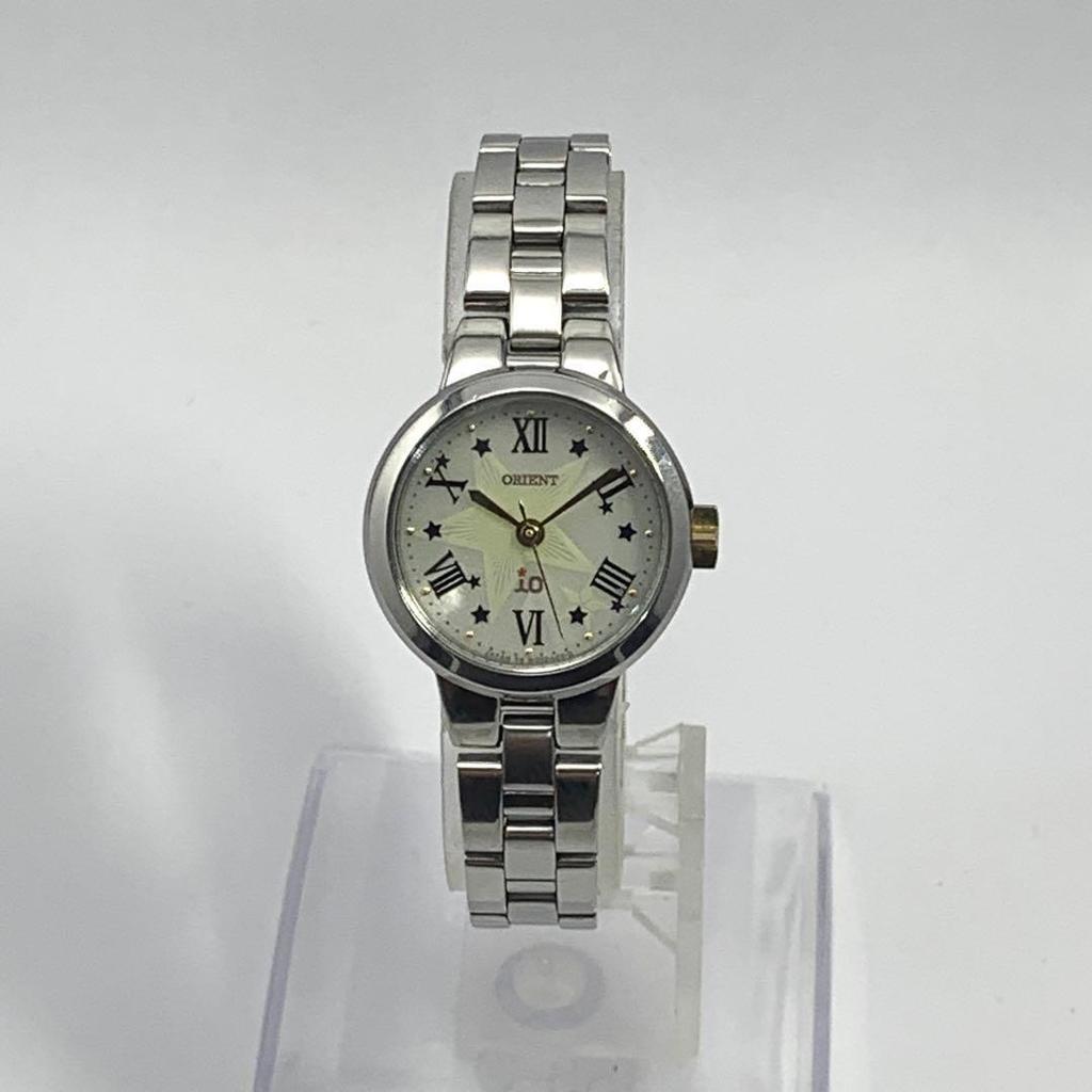 Used 175 [Rechargeable Battery Needs To Be Replaced, Cleaned] ORIENT Women's Watch Orient IO Star Gold Roman Numeral Solar Popular