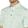 FootJoy Men's Pop Camo Print Short Sleeve Golf Shirt, Pistachio, Size M (FJ-S25-S24, 34573-M)