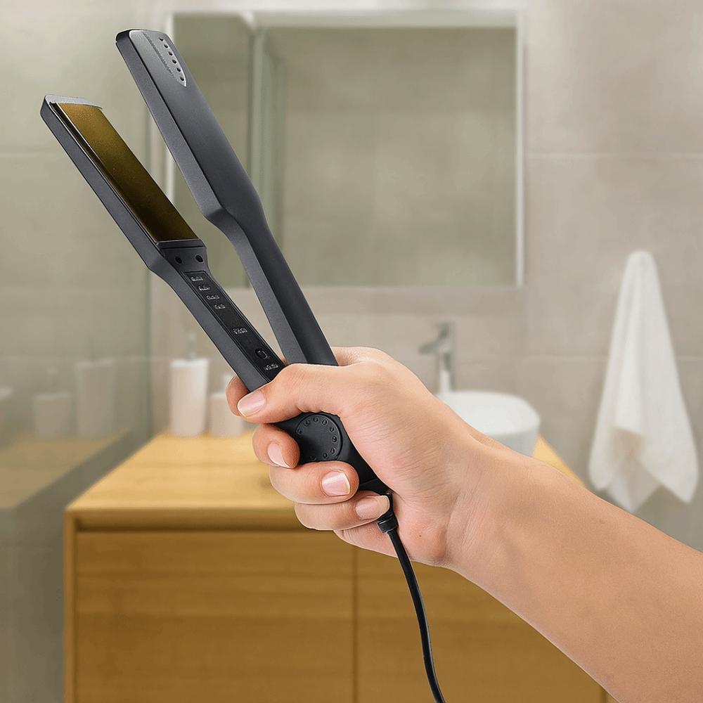 Widened Electric Hair Straightener Ceramic Glaze Bangs Heating Plate Hair Styling Tool Performance