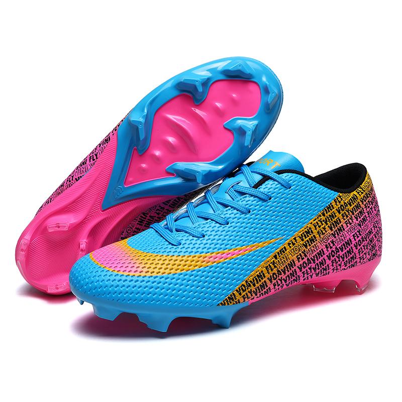 New Men Soccer Shoes Light Sneakers High-quality Football Boots Grass Cleats High-top Non-Slip Match Indoor Hot-selling Outdoor
