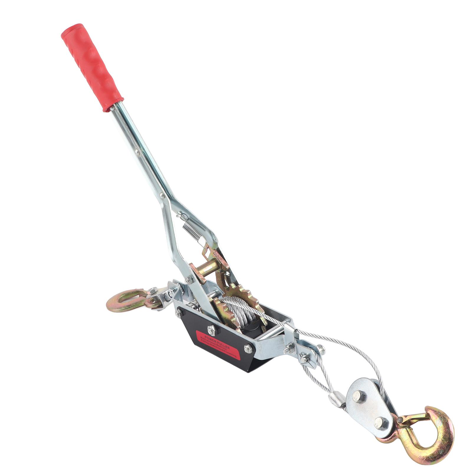 

Wire Hand Power Puller Tighten Tool Tightener Double Hook Lifting Tool(2 Ton)